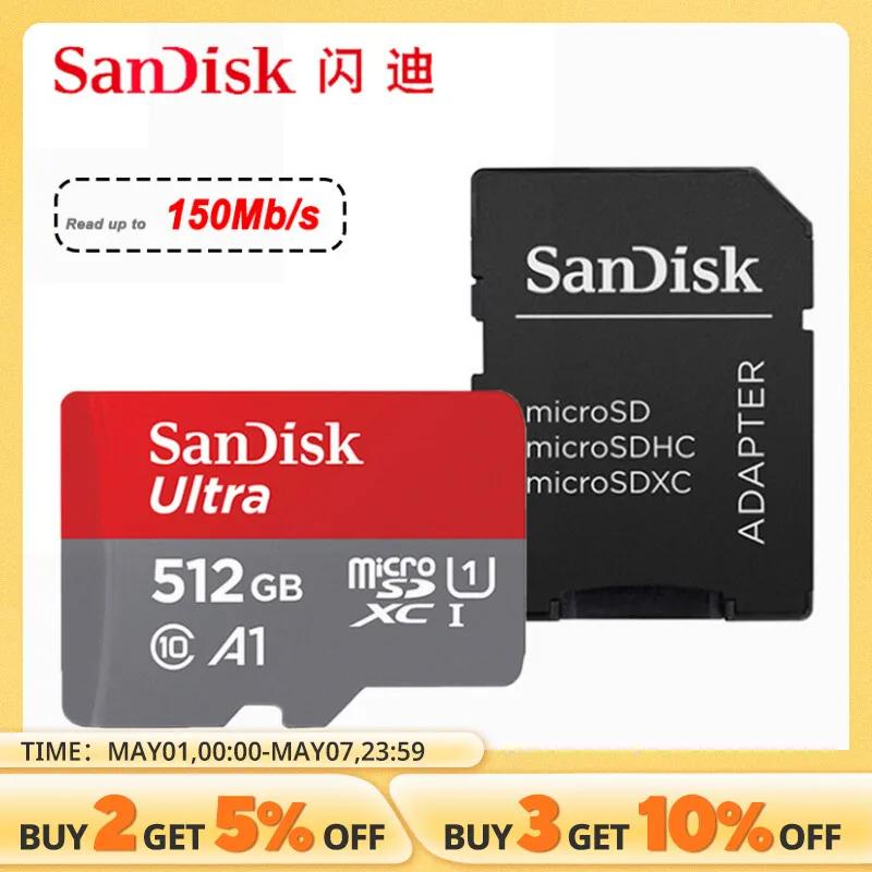 Sandisk Ʈ ũ SD 128GB 32GB 64GB 256GB 512GB 1TB ũ SD ī ī޶ SD/TF ÷ ī ޸ ī 128gb microSD